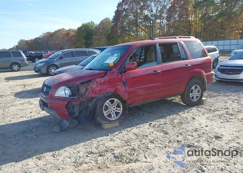 2004 Honda Pilot Ex-L z USA, uszkodzony, nr VIN 5FNYF18654B007419